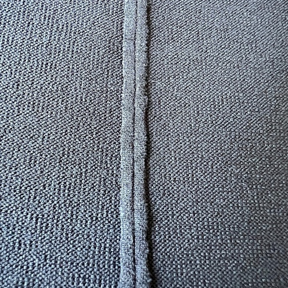 Eileen Fisher A-line stretchy exposed seams pull-on skirt - Picture 6 of 9